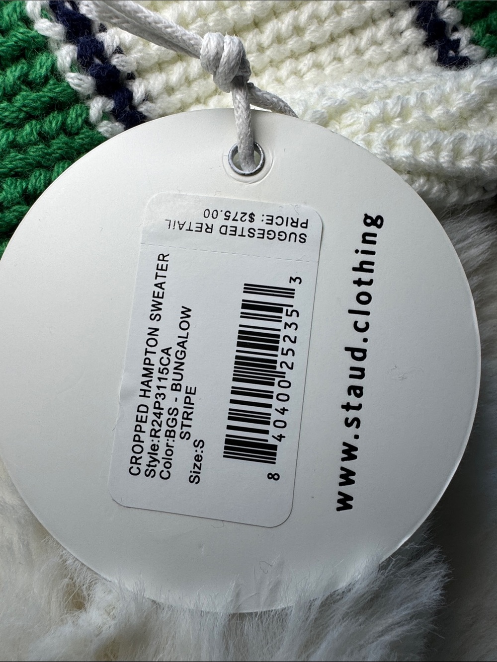 STAUD Cropped Hampton Sweater - Picture 5 of 6